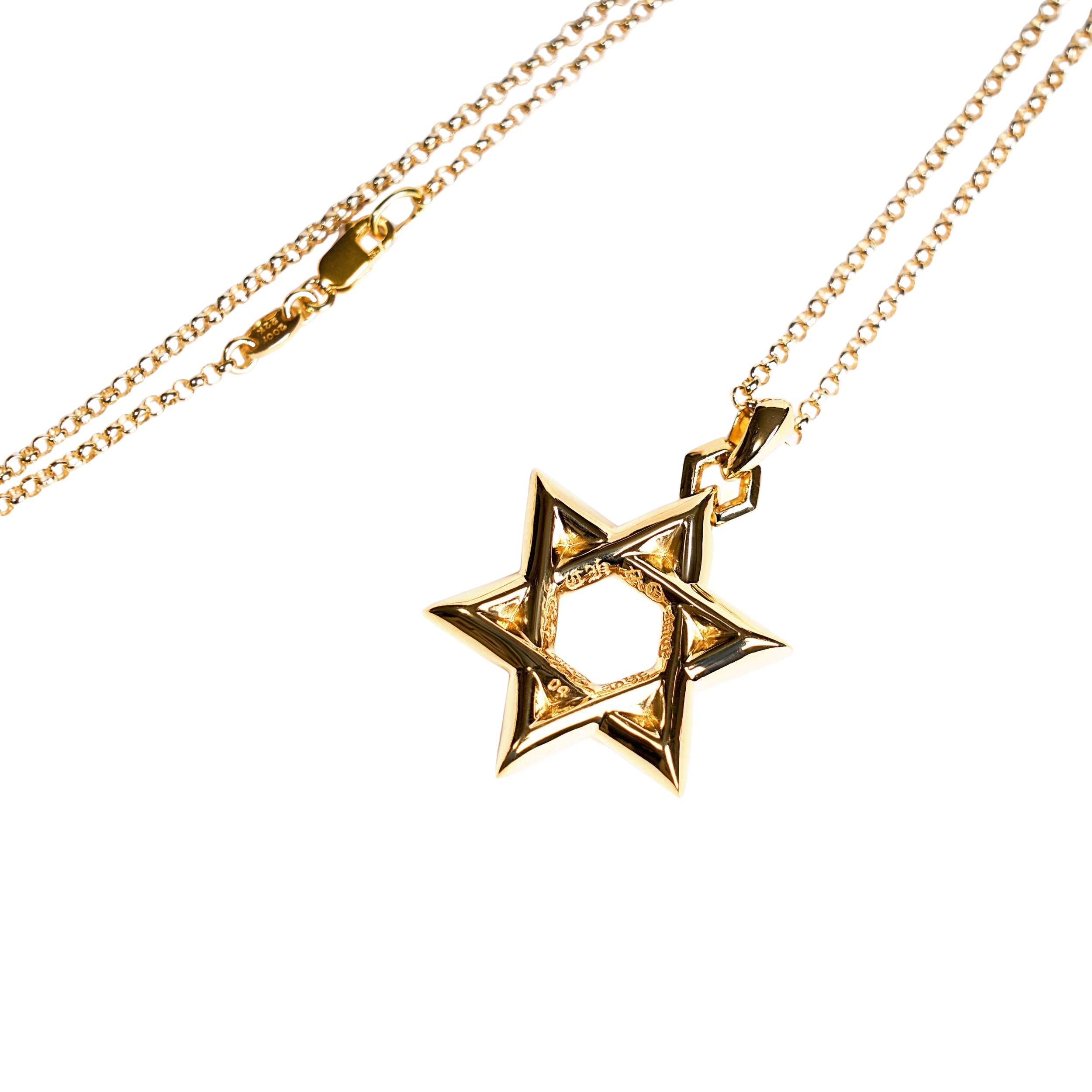 22K GOLD STAR OF DAVID PENDANT