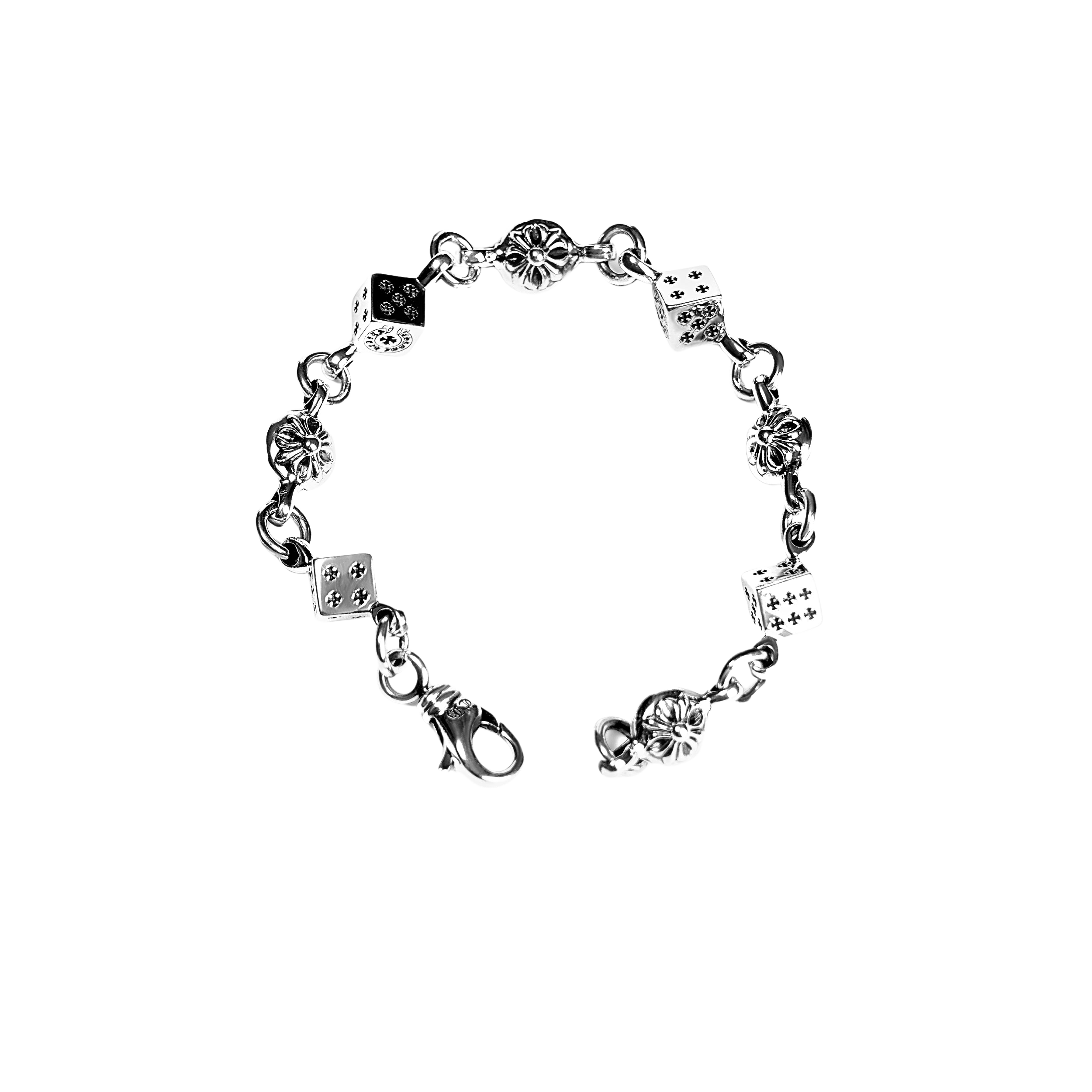 DICE AND CROSSBALL BRACELET